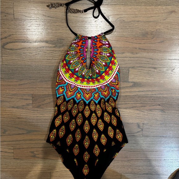 Trina Turk Moroccan Medallion Bathing Suit - Picture 5 of 9